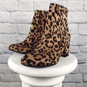 Leopard Print Booties